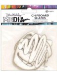 Dina Wakley Media - Chipboard Shapes - Basics