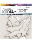 Dina Wakley - Chipboard Shapes - Flying