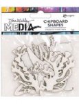 Dina Wakley - Chipboard Shapes - Ocean