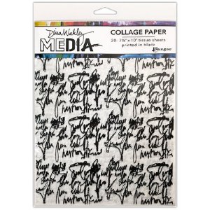 Dina Wakley MEdia - Collage Paper - Just Words