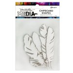 Dina Wakley Media - Chipboard Shapes - Feathers