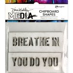 Dina Wakley Media - Chipboard Shapes - Speak Out