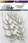 Dina Wakley MEdia  - Chipboard Shapes - Sprigs