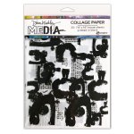 Dina Wakley MEdia - Collage Paper - Painted Marks (20pc)
