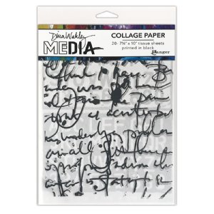 Dina Wakley MEdia - Collage Paper - Text Collage