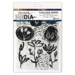 Dina Wakley MEdia - Collage Paper - Things That Grow