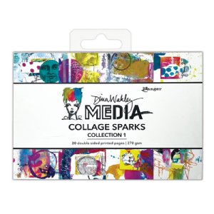 Ranger Ink - Dina Wakley Media - Collage Sparks - Collection 1