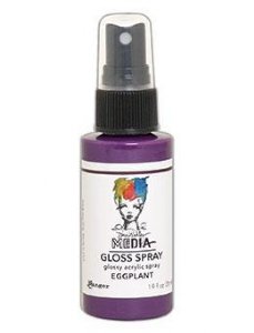 Dina Wakley - Gloss Spray - Eggplant