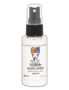 Dina Wakley - Gloss Spray - White