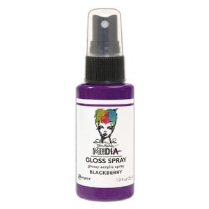 Dina Wakley Media - Gloss Spray - Blackberry