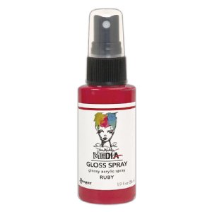 Dina Wakley Media - Gloss Spray - Ruby