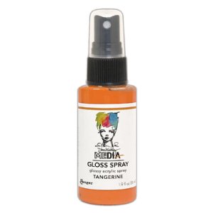 Dina Wakley Media - Gloss Spray - Tangerine