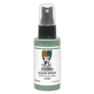 Dina Wakley MEdia - Gloss Spray - Sage