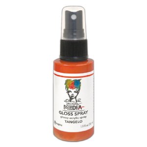 Dina Wakley MEdia - Gloss Spray - Tangelo