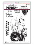 Dina Wakley Media - Cling Stamp - Friends to the End