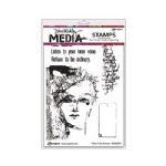 Dina Wakley Media - Cling Stamp - Refuse to be Ordinary