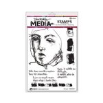 Dina Wakley Media - Cling Stamp - Stronger