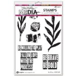 Dina Wakley MEdia - Cling Stamp - Be Willing