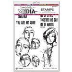 Dina Wakley MEdia - Cling Stamp - Better Together