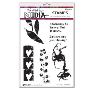 Dina Wakley MEdia - Cling Stamp - Remarkable