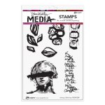 Ranger - Dina Wakley MEdia Cling Stamp - Seeing is Believing