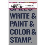 Dina Wakley Media - Stencils -  What We Do