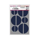 Dina Wakley Media - Stencils - Large Halves