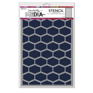 Dina Wakley MEdia - Stencils/Mask - Lattice