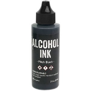 Ranger Ink - Tim Holtz - Alcohol Ink 2oz - Pitch Black