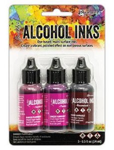 Alcohol Ink Kit - Pink/Red Spectrum