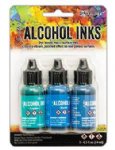 Alcohol Ink Kit - Teal/Blue Spectrum