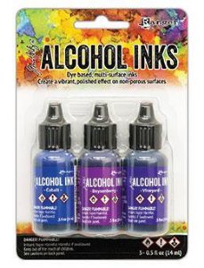 Alcohol Ink Kit - Indigo/Violet Spectrum