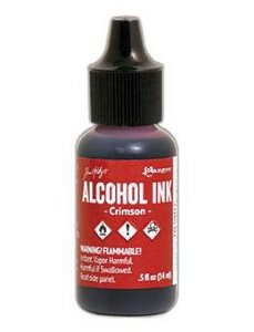 Alcohol Ink - Crimson