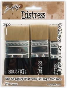 Tim Holtz - Collage Brush - 3PC Set