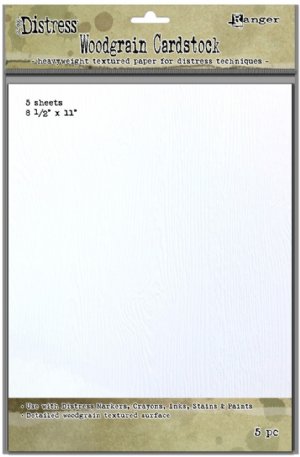 Tim Holtz - Distress Paper Wood Grain 8.5 X 11" (5Pk)