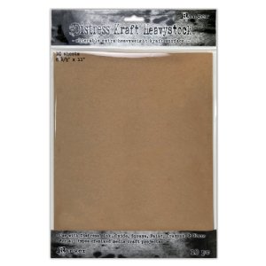 Tim Holtz -  8.5X11 Heavystock - Kraft (10 Pack)