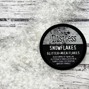 Tim Holtz - Glitter Mica Flakes - Snowflakes