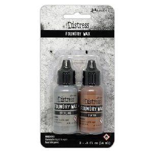 Tim Holtz - Distress Foundry Wax - Sterling/Statue