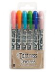 Tim Holtz - Distress Crayons - Set 6