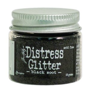 Distress Glitter - Black Soot
