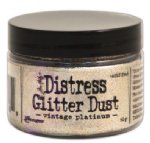 Distress Glitter Dust - Vintage Platinum