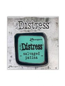 Tim Holtz - Distress Enamel Collector Pin - Salvaged Patina