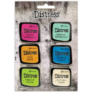 Tim Holtz - Distress Enamel Collector Pin - Set #1