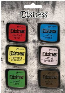 Tim Holtz - Distress Enamel Collector Pin - Set #5