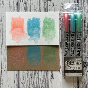 Tim Holtz - Distress Pearlescent Crayon Set - Holiday #6