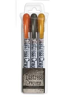 Tim Holtz - Distress Pearl Crayon - Halloween Set 1