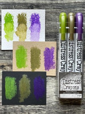 Tim Holtz - Distress Pearl Crayon - Halloween Set 2