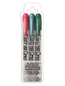 Tim Holtz - Distress Pearl Crayon - Christmas Set 1