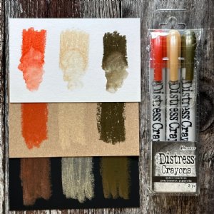 Tim Holtz - Pearlescent Crayon Set - Halloween #5