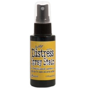 Distress Ink - Spray Stain - Fossilized Amber